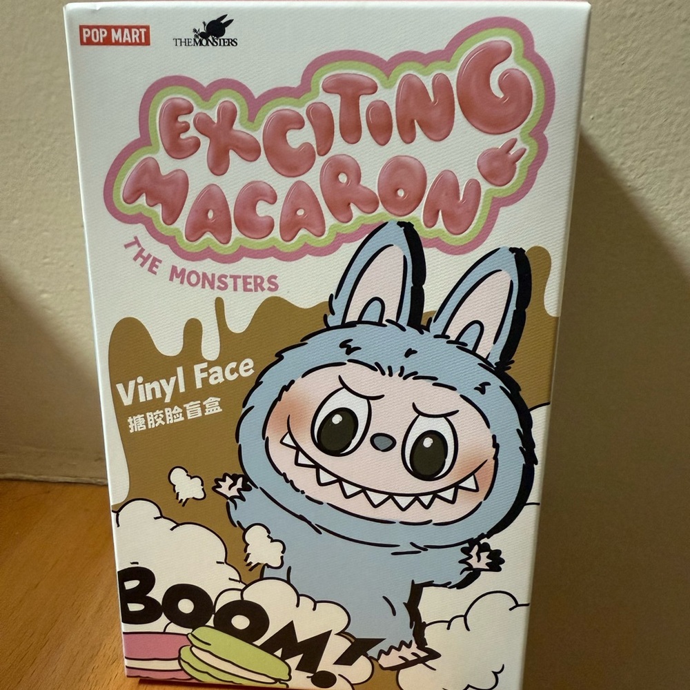 Exciting Macaron Vinyl Face Figure Green Grape confirmed sealed